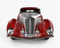 Delahaye 135M Figoni and Falaschi Cabriolet 1937 3D-Modell Vorderansicht