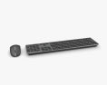 Dell Premier Wireless Keyboard and Mouse 3d model