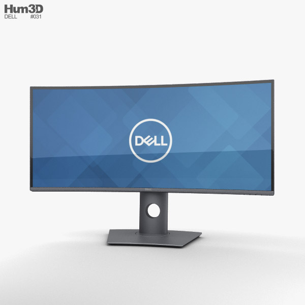 Dell 34-inch Curved Monitor U3419W 3Dモデル
