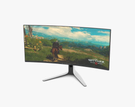 Dell Alienware Curved Gaming Monitor AW3423DW 3D-Modell