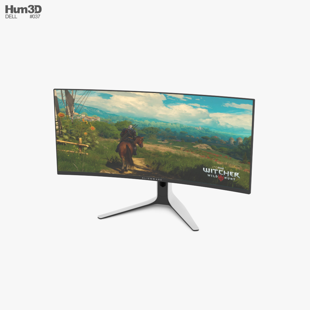 Dell Alienware Curved Gaming Monitor AW3423DW 3Dモデル