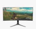 Dell Alienware Curved Gaming Monitor AW3423DW Modello 3D