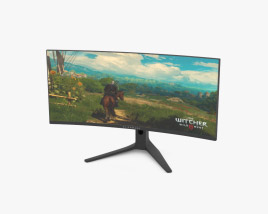 Dell Alienware Curved Gaming Monitor AW3423DWF Modello 3D