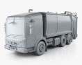Dennis Eagle Elite 6 Olympus Refuse Truck 2017 3D模型 clay render
