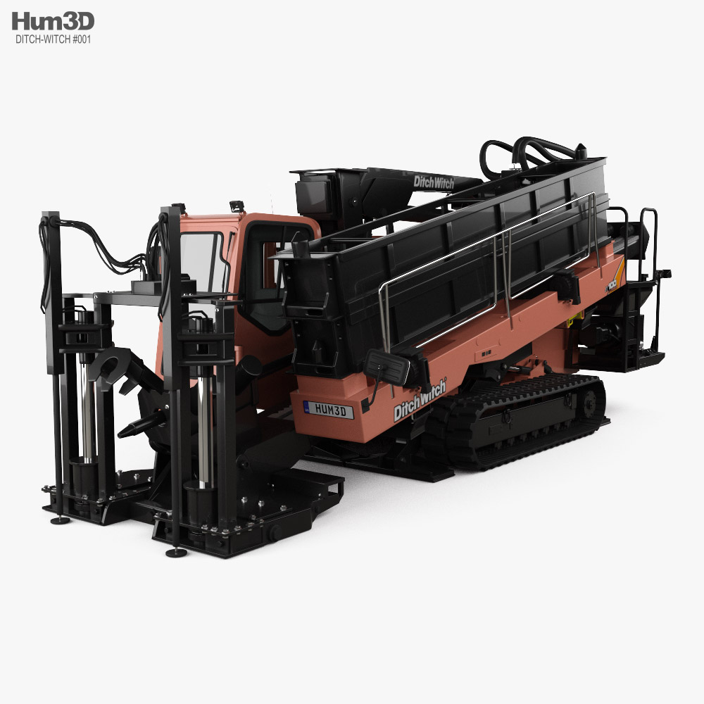 Ditch Witch JT100 Directional Drill 2022 3Dモデル
