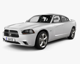 Dodge Charger (LX) 2012 Modelo 3D