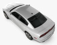 Dodge Charger (LX) 2012 3d model top view