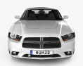 Dodge Charger (LX) 2012 3d model front view