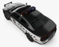 Dodge Charger Polizia 2012 Modello 3D vista dall'alto