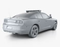 Dodge Charger Polizia 2012 Modello 3D