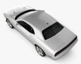 Dodge Challenger SRT8 2013 3D-Modell Draufsicht