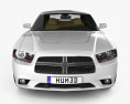 Dodge Charger (LX) 2011 with HQ interior 3d model front view