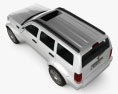 Dodge Nitro 2014 3D-Modell Draufsicht