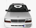 Dodge Caravan 1991 3D模型 正面图