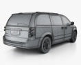 Dodge Grand Caravan 2014 3D 모델 