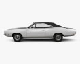 Dodge Charger RT 1969 3d model side view