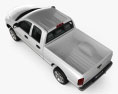 Dodge Ram 1500 Quad Cab Laramie 140-inch Box 2009 Modelo 3D vista superior