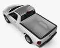Dodge Ram 1500 Regular Cab SLT 6-foot 4-inch Box 2014 Modelo 3D vista superior