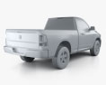 Dodge Ram 1500 Regular Cab SLT 6-foot 4-inch Box 2014 3D模型