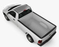 Dodge Ram 1500 Regular Cab ST 8-foot Box 2014 Modelo 3D vista superior