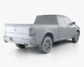 Dodge Ram 1500 Quad Cab Laramie 6-foot 4-inch Box 2012 3D模型