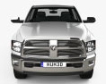 Dodge Ram 2500 Crew Cab Big Horn 6-foot 4-inch Box 2014 3Dモデル front view