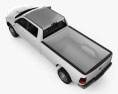Dodge Ram 2500 Crew Cab Big Horn 8-foot Box 2014 3D-Modell Draufsicht