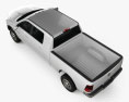 Dodge Ram 2500 Mega Cab Big Horn 6-foot 4-inch Box 2014 3D-Modell Draufsicht