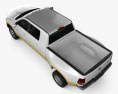 Dodge Ram 3500 Mega Cab Dually Laramie 6-foot 4-inch Box 2014 3D-Modell Draufsicht
