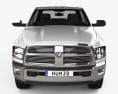 Dodge Ram 3500 Mega Cab Dually Laramie 6-foot 4-inch Box 2014 Modelo 3D vista frontal