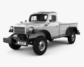 3D model of Dodge Power Wagon 1946