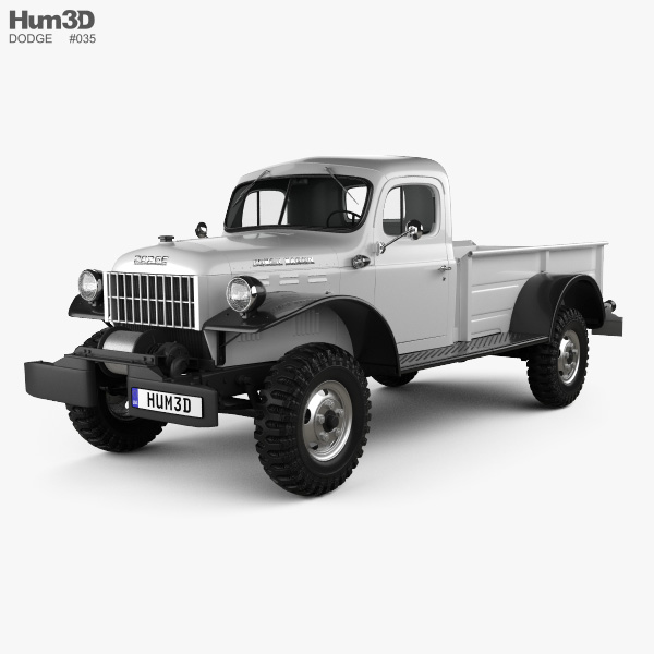 Dodge Power Wagon 1946 3D-Modell
