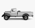 Dodge Power Wagon 1946 3D 모델  side view