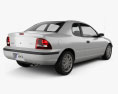 Dodge Neon Sport Coupe 1999 3D 모델  back view