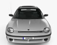 Dodge Neon Sport Coupe 1999 Modelo 3D vista frontal