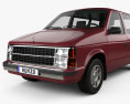 Dodge Caravan 1984 3D模型