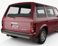 Dodge Caravan 1984 3D 모델 