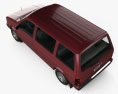 Dodge Caravan 1984 3D模型 顶视图