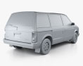 Dodge Caravan 1984 3D 모델 