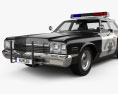 Dodge Monaco Policía 1974 Modelo 3D