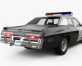 Dodge Monaco 경찰 1974 3D 모델 