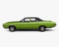 Dodge Polara hardtop Coupe 1970 Modelo 3D vista lateral