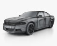 Dodge Charger (LD) 2018 3D-Modell wire render