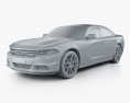 Dodge Charger (LD) 2018 Modèle 3d clay render