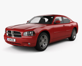 3D model of Dodge Charger (LX) 2010