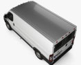 Dodge Ram ProMaster Cargo Van L2H1 2017 Modèle 3d vue du dessus