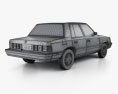 Dodge Aries K 轿车 1988 3D模型