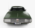 Dodge Charger 1972 3d model front view