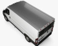 Dodge Ram ProMaster Cargo Van L2H1 con interni 2016 Modello 3D vista dall'alto