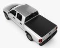 Dodge Dakota Crew Cab 2011 3d model top view